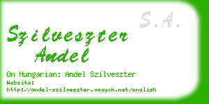 szilveszter andel business card